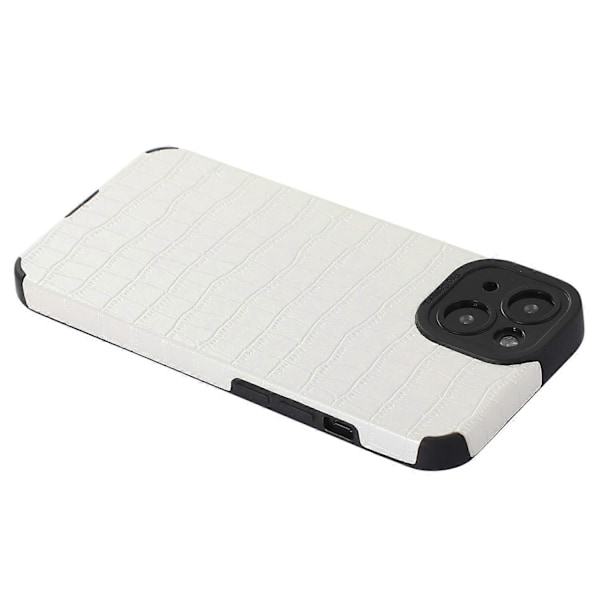 Til iPhone 13 Cover Slim-Fit Krokodille Tekstur PU Læder+TPU Telefon Cover Multicolor Style E