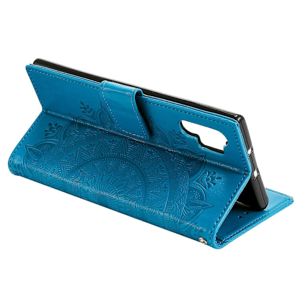 Præget Mandala Blomst Tegnebog Læder Etui med Rem til Samsung Galaxy A32 4G (EU Version) Multicolor Style B