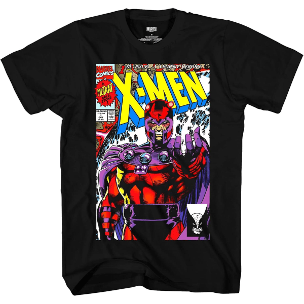 Marvel X-men Graphic Tees Magneto Crushing Force T-shirts - Unisex svart skjorta Black S