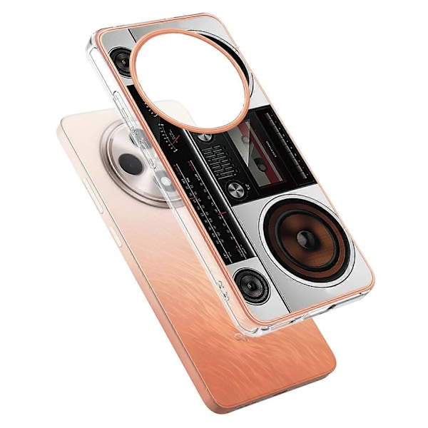 Skal för Oppo Reno12 F 4G/Oppo Reno12 F 5G IMD-D Mönstertryck 2.0mm TPU Baksida Multicolor Style F