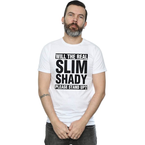 Eminem Herre Real Slim Shady T-skjorte Voksen S-3xl Txu68 White XL