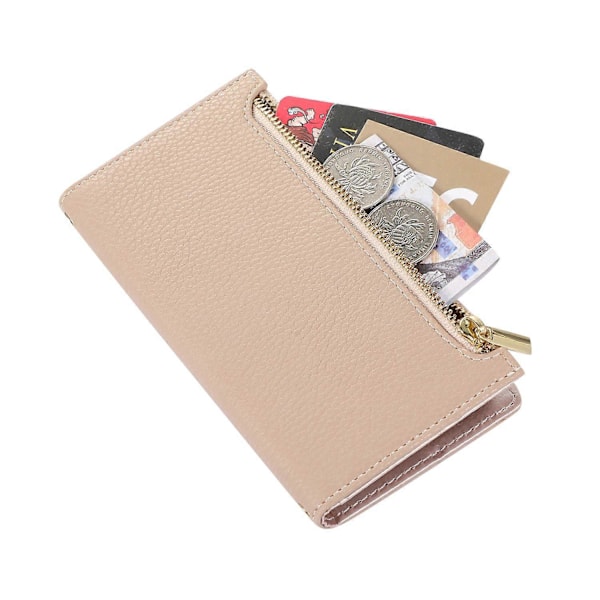 Til iPhone 15 Plus Cover Lynlåslomme Litchi Tekstur PU Læder Telefon Cover med Rem Multicolor Style C