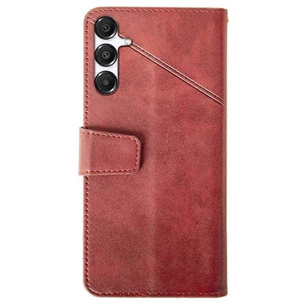 IDEWEI Læder Wallet Telefon Cover med Stativ og Kalvetekstur til Samsung Galaxy A36 5G/A56 5G Multicolor Style B
