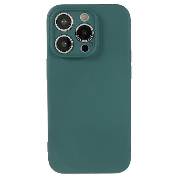 Mjukt TPU-gummiskal för iPhone 14 Pro, reptåligt fodral med fiberfoder Multicolor Style G
