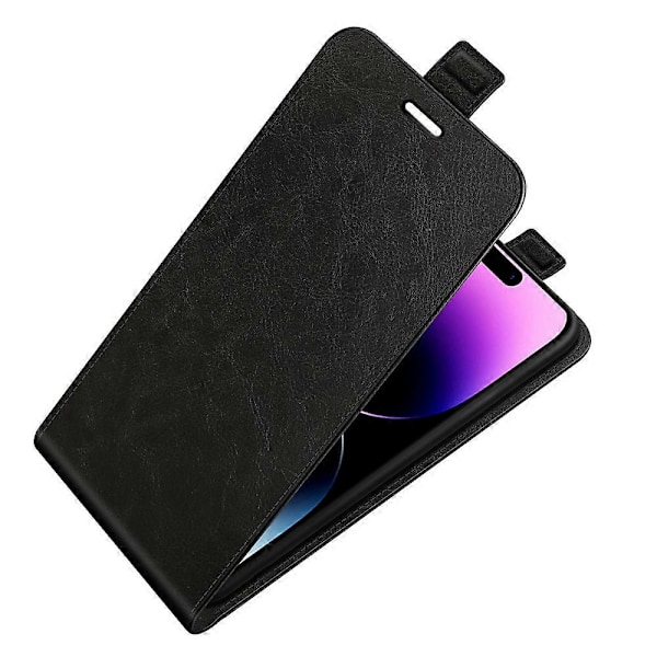 iPhone 15 Pro pystysuuntainen läppäkotelo TPU+PU-nahkainen puhelinkuori matkapuhelimen suojus korttipaikoilla Multicolor Style B