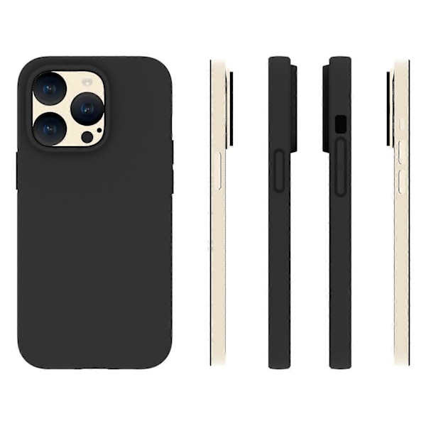 Smartphone Skal för iPhone 15 Pro Mobiltelefon Flexibelt TPU Fodral Matt Baksida