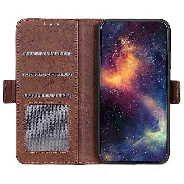 Huawei nova Y91 4G/Enjoy 60X -mallille lehmännahkajäljitelmä lompakkokotelo PU-nahkakansi jalustalla Multicolor Style E