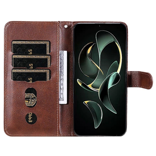 Skal för Xiaomi Redmi K60 Ultra/13T/13T Pro Stöttåligt Fodral Blixtlåsficka Plånbok Ställ Telefonskydd Multicolor Style D
