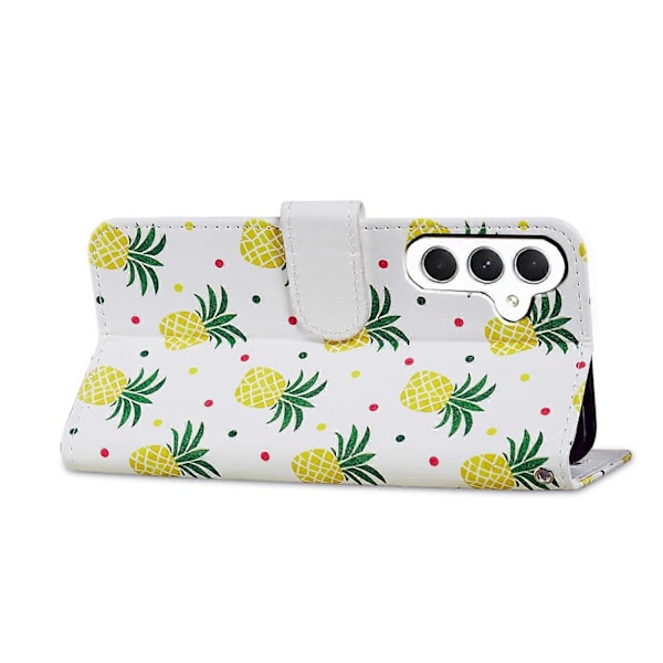 Plånboksfodral för Samsung Galaxy A15 5G PU Läder Mönstertryck Telefonskal Multicolor Style K