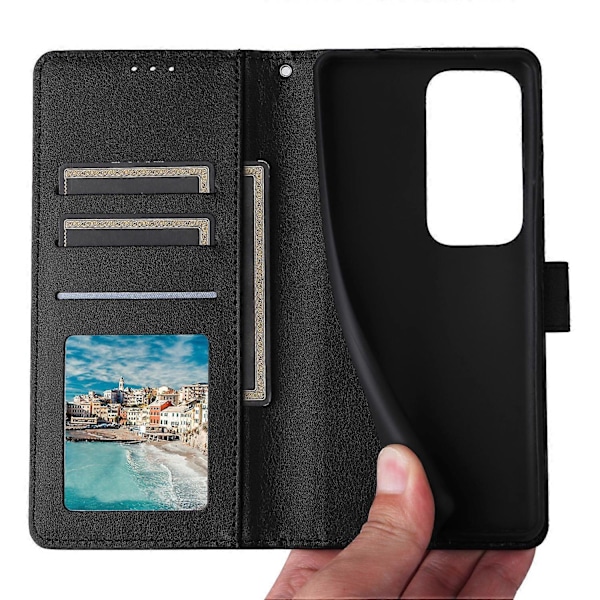 Til Oppo Reno12 Pro 5G (Global) Etui Wallet Stand View PU Læder Telefon Cover Multicolor Style B