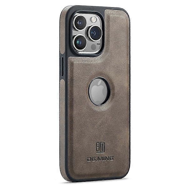 Skal för iPhone 15 Plus med logovy, baksida i PU-läder+PC+TPU Multicolor Style D