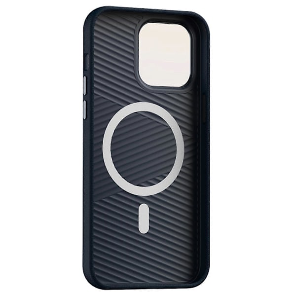 Til iPhone 12 Pro Max Case PC+PU Læder Anti-Drop Telefon Cover Kompatibel med MagSafe Multicolor Style C