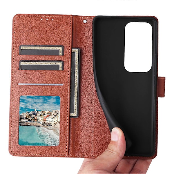 Til Oppo Reno12 Pro 5G (Global) Etui Wallet Stand View PU Læder Telefon Cover Multicolor Style C