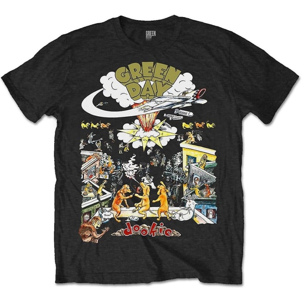 Green Day 'dookie 1994 Tour' T-shirt Black L