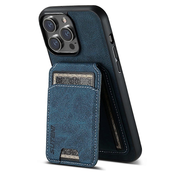 SUTENI H02 Fodral för iPhone 13 Pro Max 6,7 tum PU Läder+TPU Anti-damm Skyddsskal Multicolor Style D