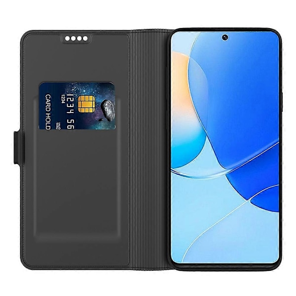 Honor 90 Folio Flip PU-nahkainen suojakotelo jalustalla ja korttipaikalla Multicolor Style A