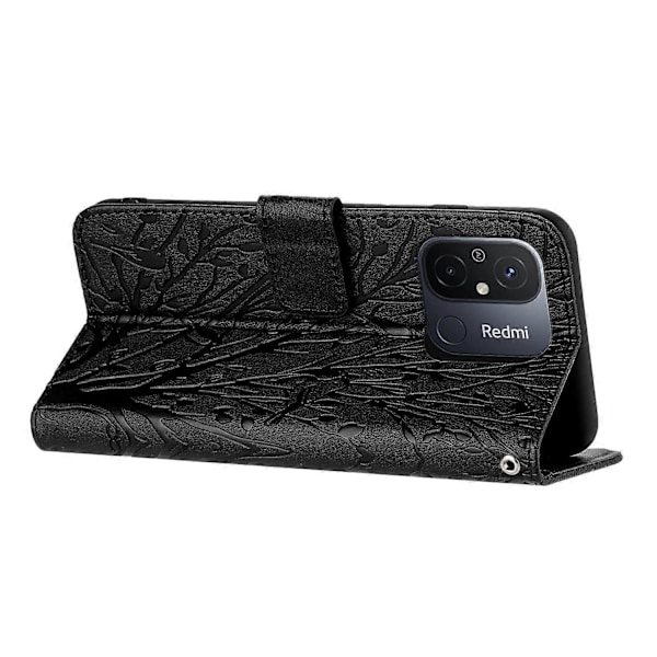 Til Xiaomi Redmi 12C 4G Mobiltelefon Etui Wallet PU Læder Stand Telefon Cover Multicolor Style C