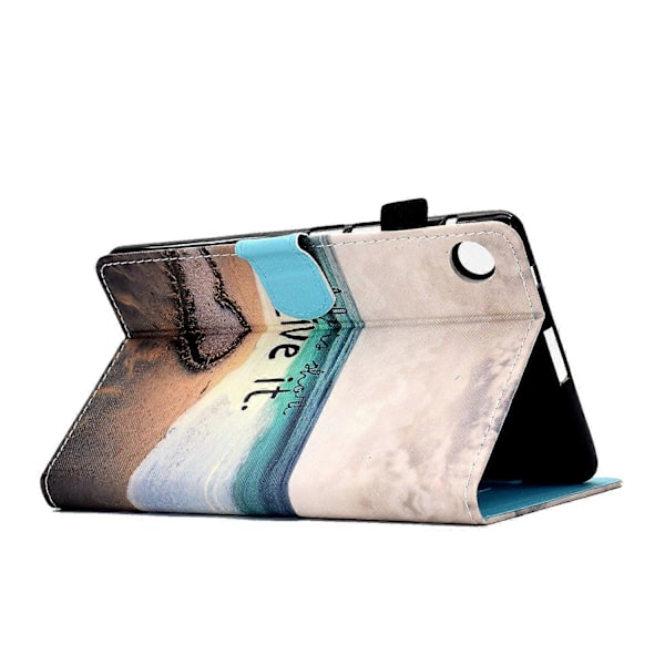 Samsung Galaxy Tab A9+ PU-nahkakotelo, kuvioitu, älykäs tablettisuojus kynätelineellä Multicolor Style G