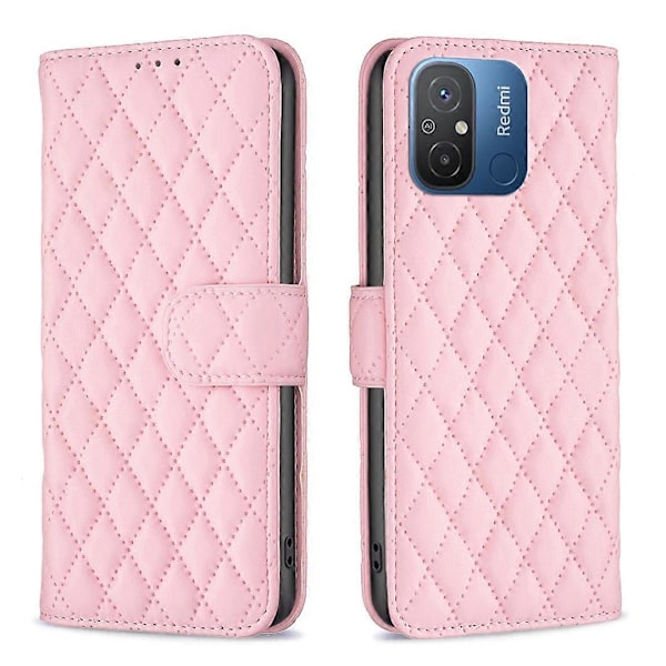 för Xiaomi Redmi 12C 4G Präglat PU Läder Plånboksfodral med Ställ Skydd Multicolor Style D