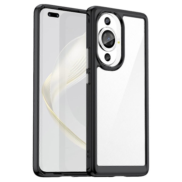För Huawei nova 11 Pro/nova 11 Ultra Transparent Telefonfodral TPU+Akryl Smartphone Skal Multicolor Style A