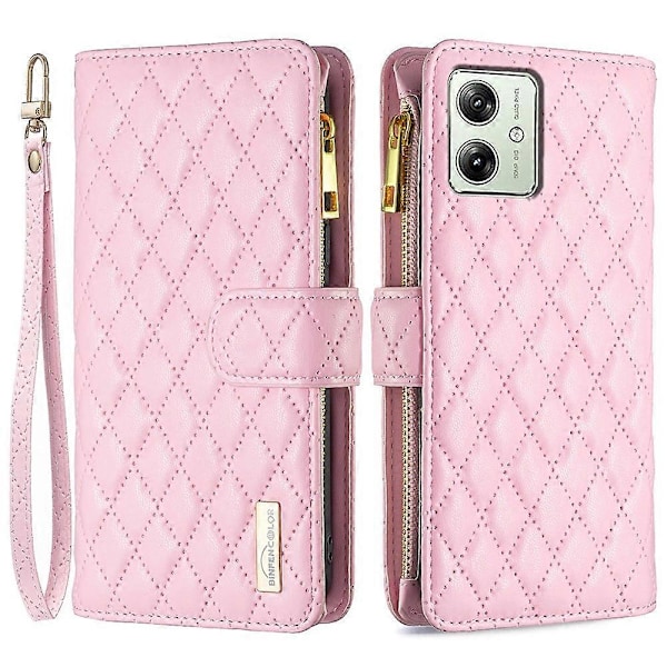 För Honor X6a 4G Plånboksfodral Läder Dragkedja Ficka Telefonfodral Multicolor Style C