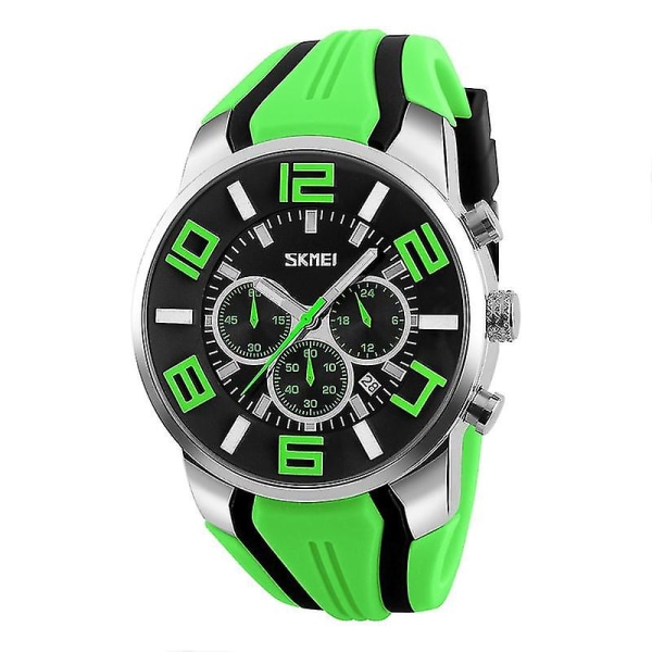 Skmei 9128 3d Large Dial Sports Armbandsur Green