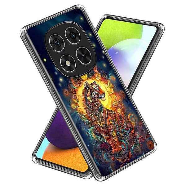 Deksel til Xiaomi Redmi Note 14 Pro 4G Mønstertrykt Støtsikkert TPU Telefondeksel Multicolor Pattern Tiger