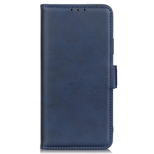 iPhone 16 Plus -kotelo PU-nahkainen lompakkokotelo sivumagneettilukolla - Musta Multicolor Blue