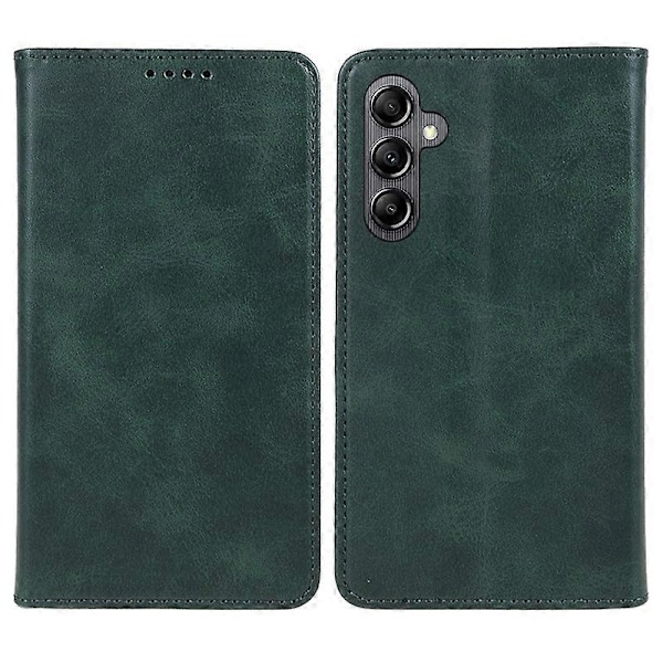 Til Samsung Galaxy A15 5G Etui Kalvetekstur Stand Wallet PU Læder Telefon Cover Multicolor Style A