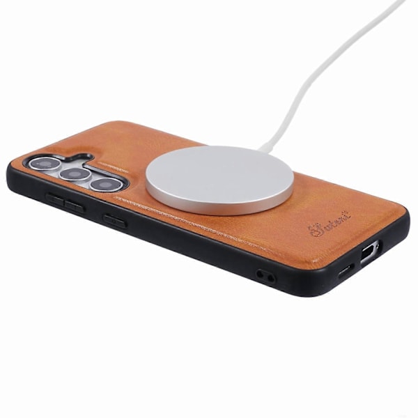SUTENI H17 Samsung Galaxy S24 -puhelimen kuori, yhteensopiva MagSafe-korttipidikkeen ja -jalustan kanssa Multicolor Style D