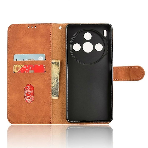 Læderetui til ZTE nubia Z60S Pro 5G, hudvenligt anti-drop wallet flip telefoncover Multicolor Style E