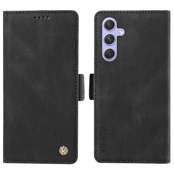 YIKATU YK-005 Mobilskal för Samsung Galaxy A54 5G PU Läder Skin-touch Plånboksställ Skydd Multicolor Style E