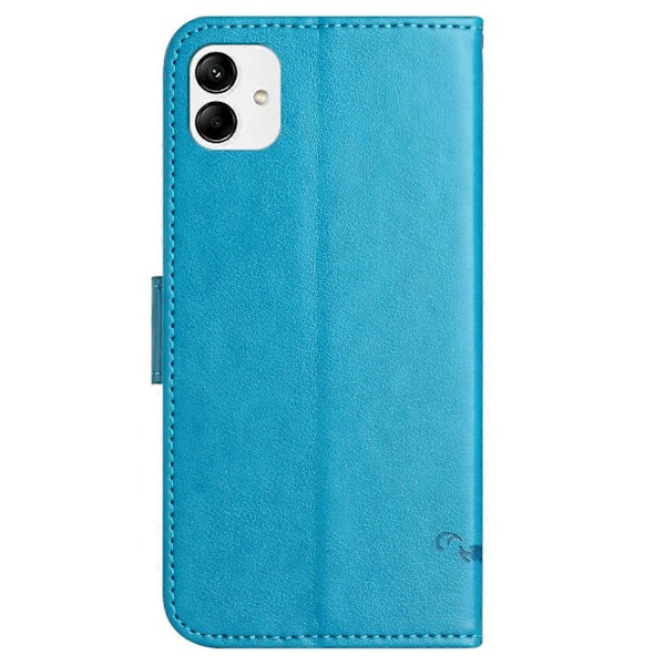 Til Motorola Moto G54 5G Etui Sommerfugl Blomst Præget PU Læder Pung Telefon Cover