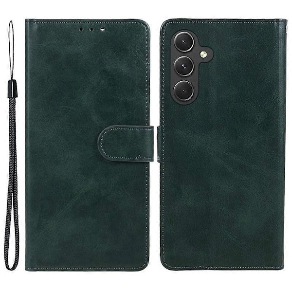 Samsung Galaxy A54 5G PU-nahkainen puhelinkotelo magneettilukolla, vasikannahka-kuvioinen lompakkokotelo ja jalusta Multicolor Style E