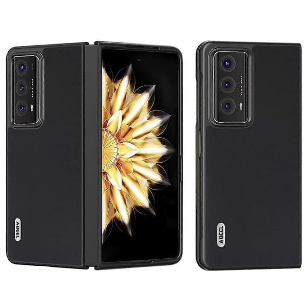 För Honor Magic V2 5G Telefonskal Texturerat PU-läder + PC Skyddsfodral Multicolor Style A