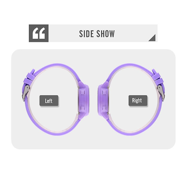 Skmei 1721 Digital Display Elektronisk Ur Purple