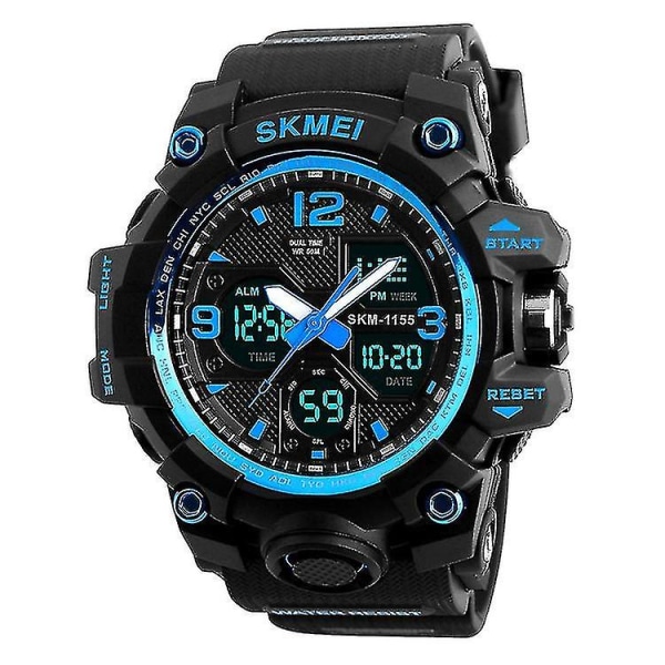 Skmei 1155b Outdoor Sports Noctilucent Waterproof Watch Black