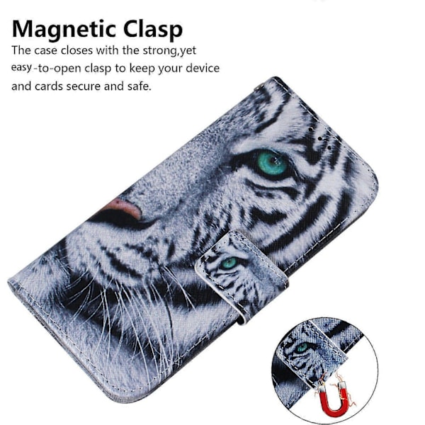 Plånboksfodral för Xiaomi Redmi Note 14 5G Mönstertryckt Läder Telefonskal Multicolor Style B