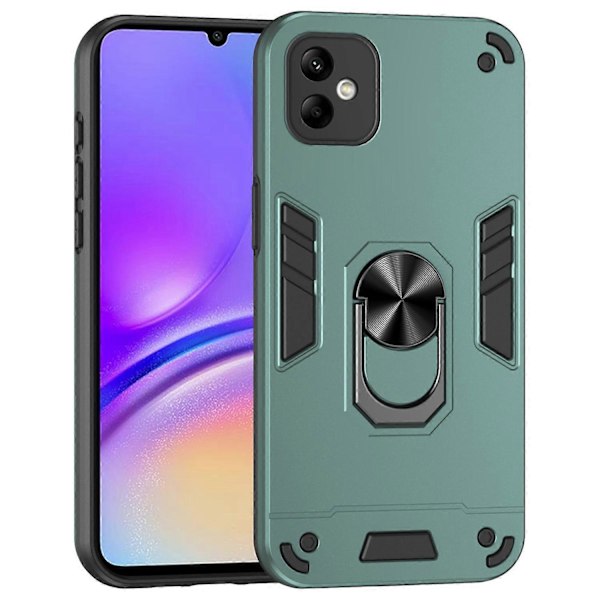 För Samsung Galaxy A05 4G Mobilskal 360 Graders Rotation Ring Ställ Multicolor Style C