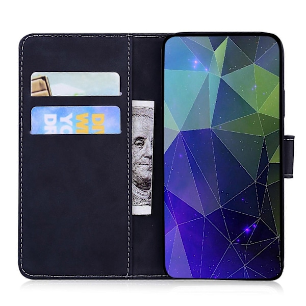 Motorola Moto G73 5G PU-nahkainen puhelinkotelo, tiikerikuvioitu puhelinkotelo jalustalla ja lompakolla Multicolor Style A