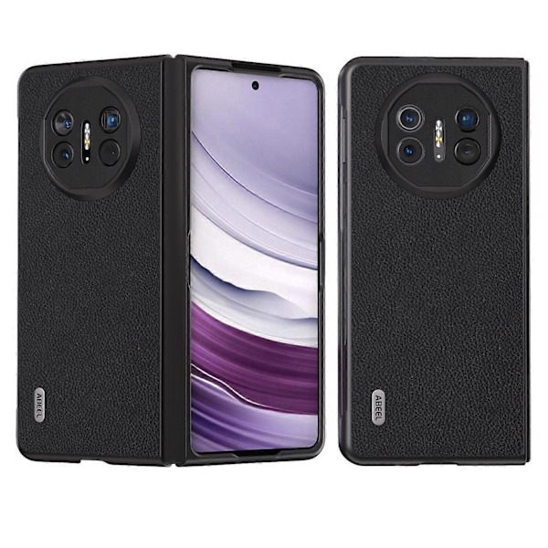 Skal till Huawei Mate X5 Äkta Läder+PC Litchi Textur Telefonskydd Multicolor Style A
