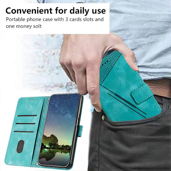 Triangelmönstrat Plånboksfodral för OnePlus 11 5G, Ställ PU Läder Anti-droppskydd Multicolor Style E