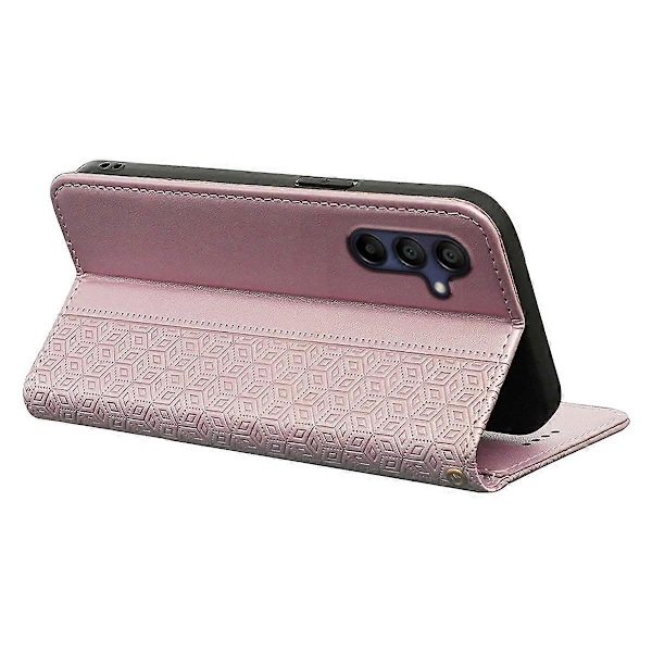 Plånboksfodral för Samsung Galaxy A26 5G Stark Magnetisk Rutmönster Präglat Läder Flip Multicolor Style E