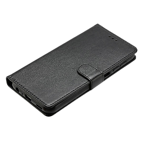Samsung Galaxy S24+ Nahkainen Puhelinkotelo Lompakko Jalustalla ja Kätevällä Hihnalla - Vihreä Multicolor Black