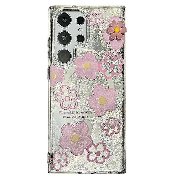 Samsung Galaxy S24 Ultra Magneettikotelo Geometrinen Kuvio PC+TPU Puhelinkuori Multicolor Style A