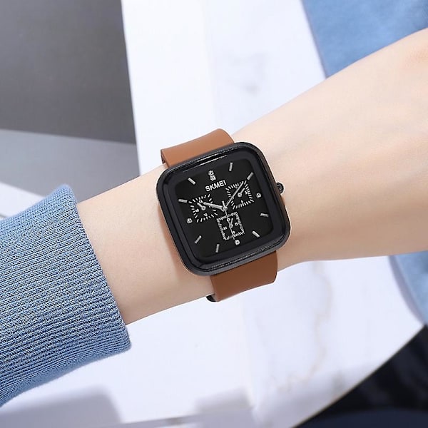 Skmei 1902 Waterproof Quartz Watch Black Rose Gold Green