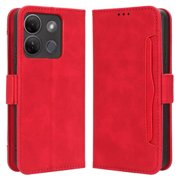 Plånboksfodral i PU-läder med Ställ och Kortfack för Infinix Smart 7 HD 4G X6516 Multicolor Style C