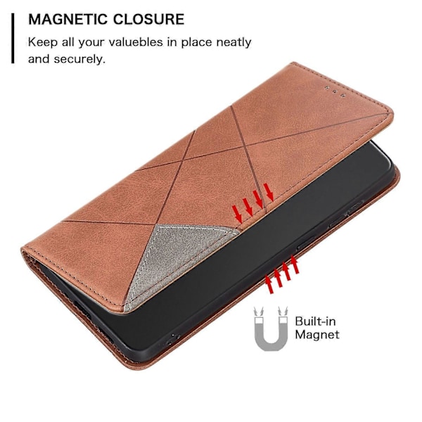 Telefoncover til Samsung Galaxy A05s 4G Etui Præget Læder Telefon Shell Multicolor Style C