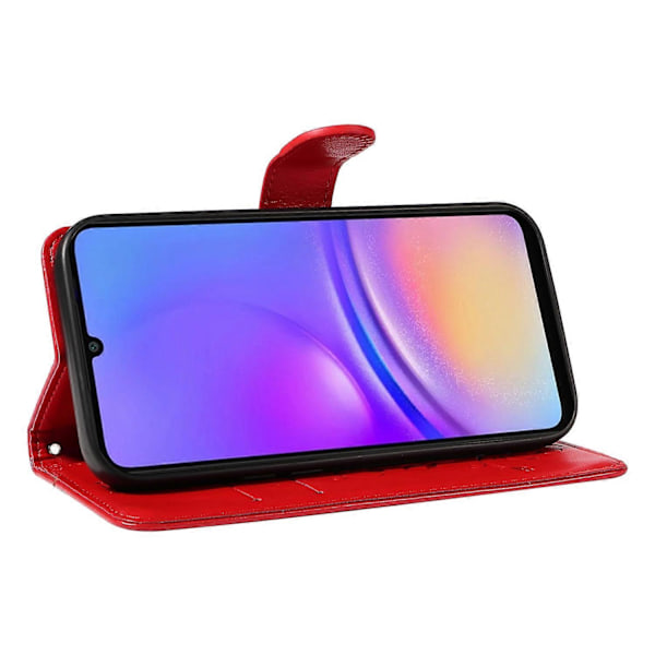 Samsung Galaxy A06 -puhelimen suojakotelo kukkakuviolla, PU-nahkainen lompakkokotelo Multicolor Style C