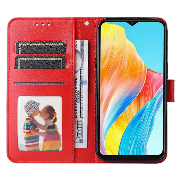 Til Oppo A38 4G Etui Wallet Slim-Fit PU Læder Magnetisk Telefon Cover Multicolor Style A